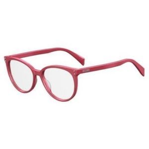 MOSCHINO S5350MU153 Eyeglasses Eye Glasses 0MU1 FUCHSIA Authentic New 53mm